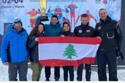 منتخب لبنان للناشئين في تزلج العمق يحصد المركز الثاني في بطولة الدول الصغرى 