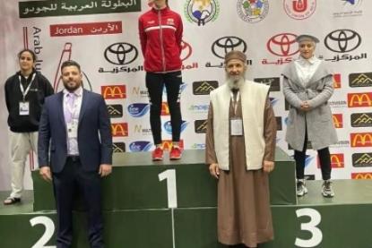 الشّابة اللبنانيّة أكويلينا الشّايب تحصد المركز الأوّل في بطولة الدول العربية للإناث في الجودو