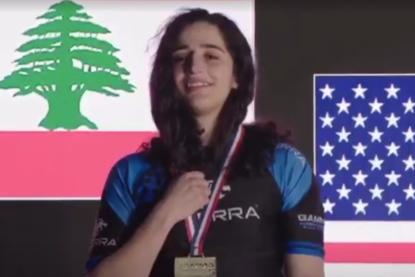 الشابة اللبنانيّة ساندرا سكر تُتوّج بطلة العالم في الفنون القتالية MMA 